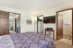 Mammoth Lakes Vacation Rental Snowflower 15 - Master Bedroom has a Queen Bed and Adjoining Bath